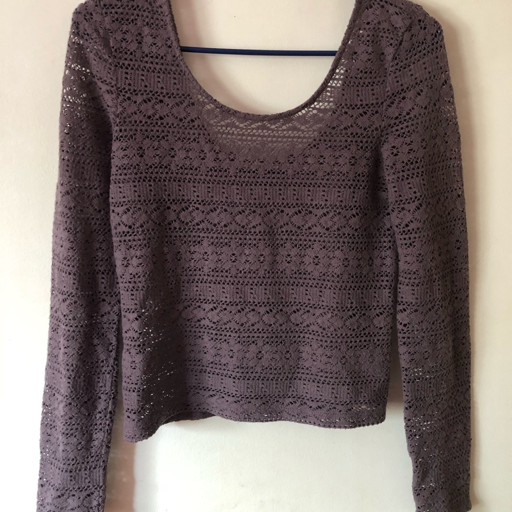 American eagle outfitters purple shirt